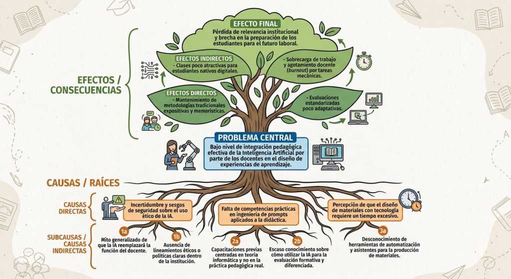 ejemplo de árbol de problemas