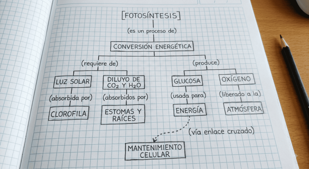 Mapa conceptual: Fotosíntesis